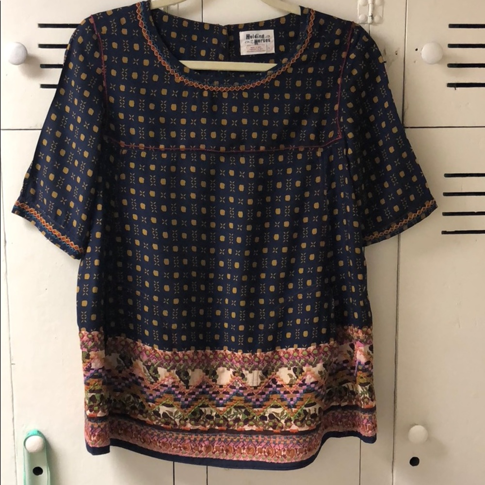 Holding horses top, Anthropologie